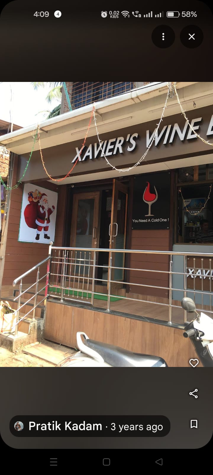 Xavier’s Wine Bar Ratnagiri - wine shop billing software